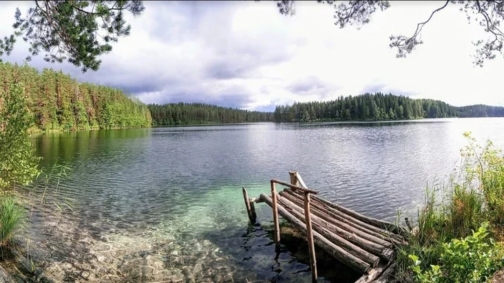 Oziero Hłubokoje, Połockij rajon. Voziera Hłybokaje Połacki rajon Hlybokaye lake, Polotsk district 