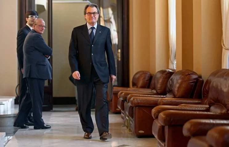 Prezident Katałonii Artur Mas, EPA