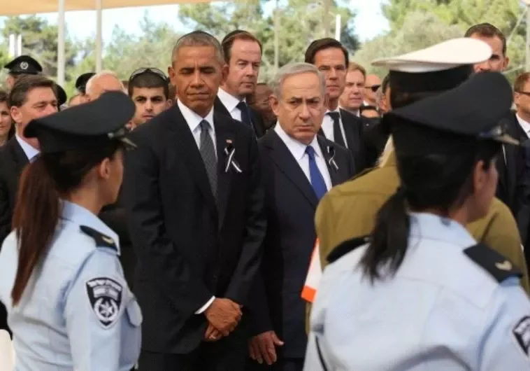 Президент США Барак Обама и премьер Израиля Беньямин Нетаньяху, фото Emil Salman / Pool