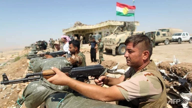 Иракские курды, воюющие против исламистов.