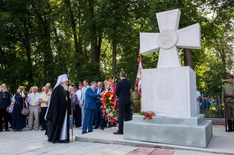 Георгиевский крест в Калужской области, фото администрации КО