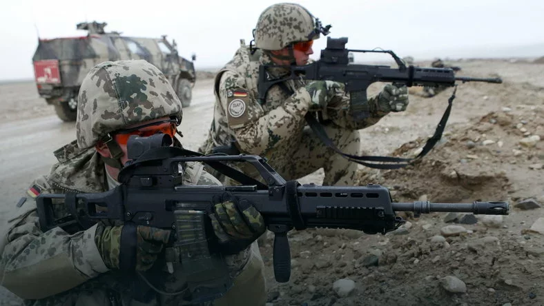 Немецкие солдаты в Афганистане. Фото Reuters.