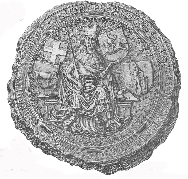 «Погоня» на печати Витовта Великого — легендарного правителя, при котором ВКЛ стало самым большим государством Европы.