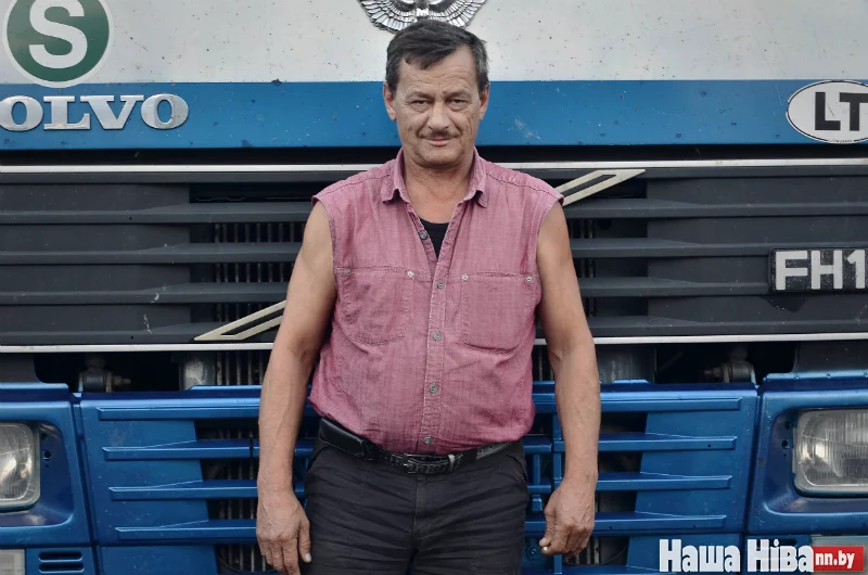 Витаутас, 57 лет. Литва, Вильнюс, работает дальнобойщиком 20 лет.