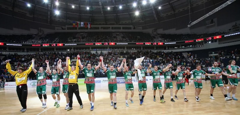 Biełaruskaja mužčynskaja zbornaja treci raz zapar prabivajecca na top-turnir, fota Alaksandra Staduba, handball.by