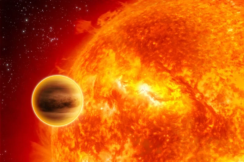 HD189733b в воображении художника. Изображение: C.Carreau/ESA/NASA