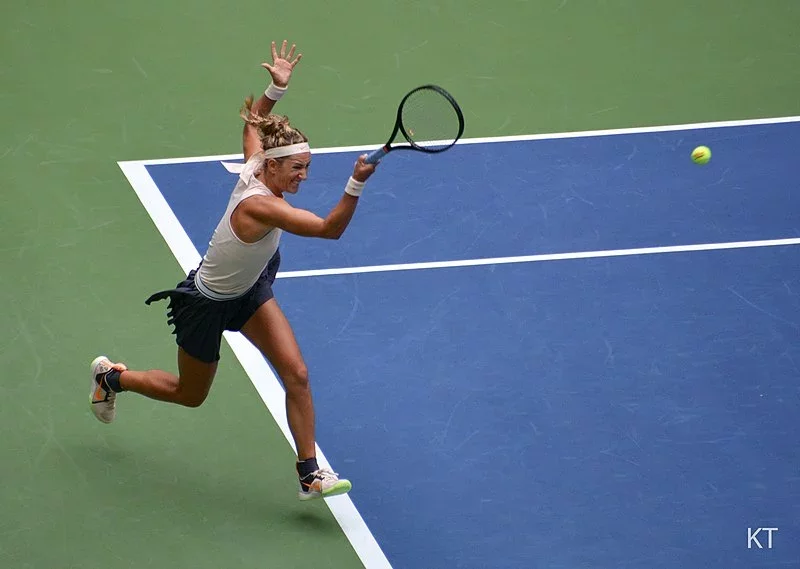 Viktoryja Azaranka na US Open 2018. Fota Wikimedia Commons.