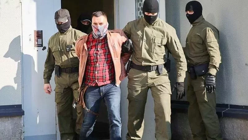 Задержание Степана Латыпова в сентябре 2020 года. Фото Zerkalo.io