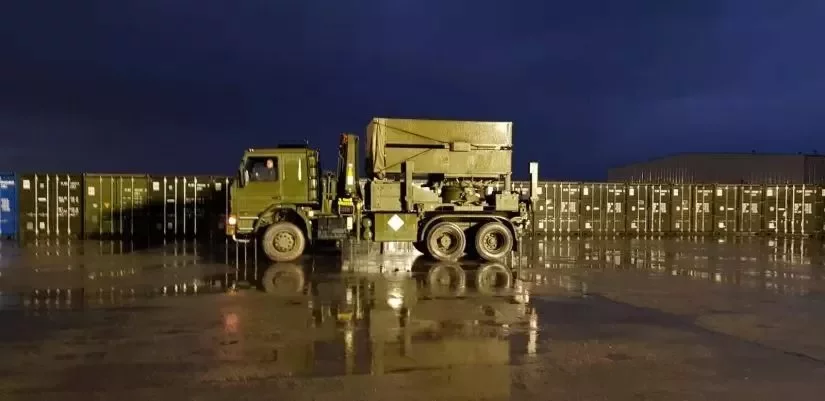 Пусковая установка NASAMS, установленная на грузовике. Фото: Министерство обороны Литвы