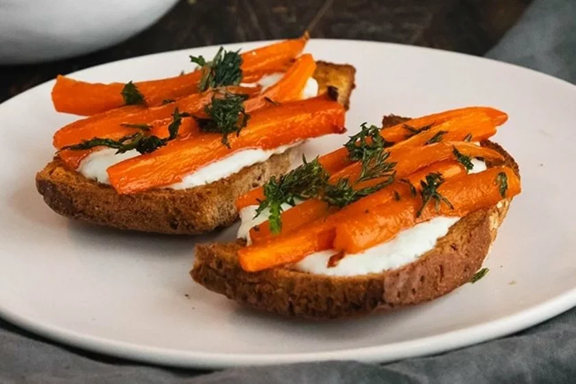 Carrot Bruschetta