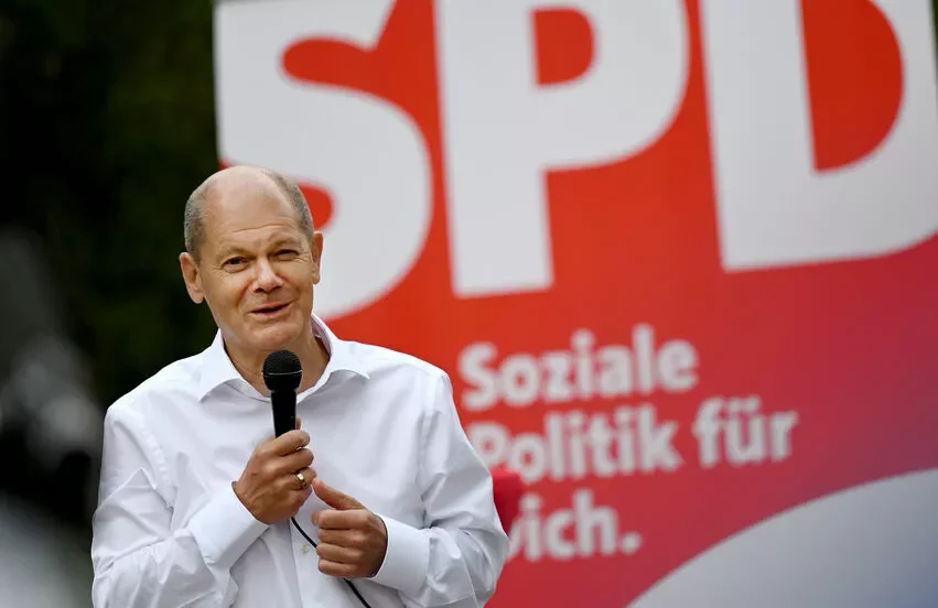 Новым канцлером Германии может стать социал-демократ Олаф Шольц. Фото ДПА.