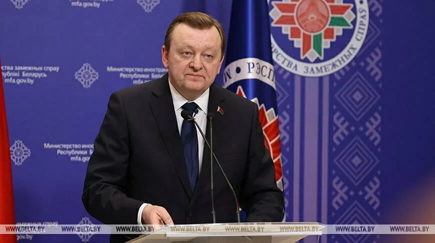 Ministr zamiežnych spraŭ Biełarusi Siarhiej Alejnik