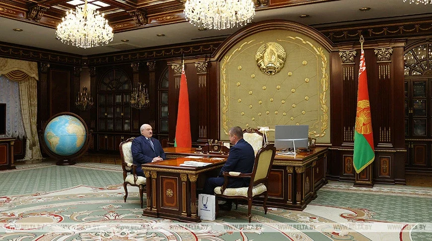 Александр Лукашенко и Леонид Заяц. Фото: БелТА