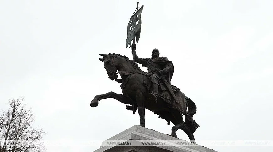 В Минске в ноябре 2023 года открыли памятник Александру Невскому. Фото: БелТА