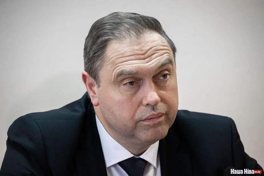 Ministr achovy zdaroŭja Biełarusi Uładzimir Karanik.