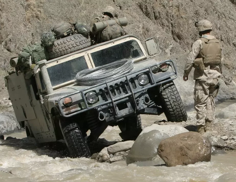 Humvee Марской пяхоты ЗША ў Афганістане. Фота wikimedia.org