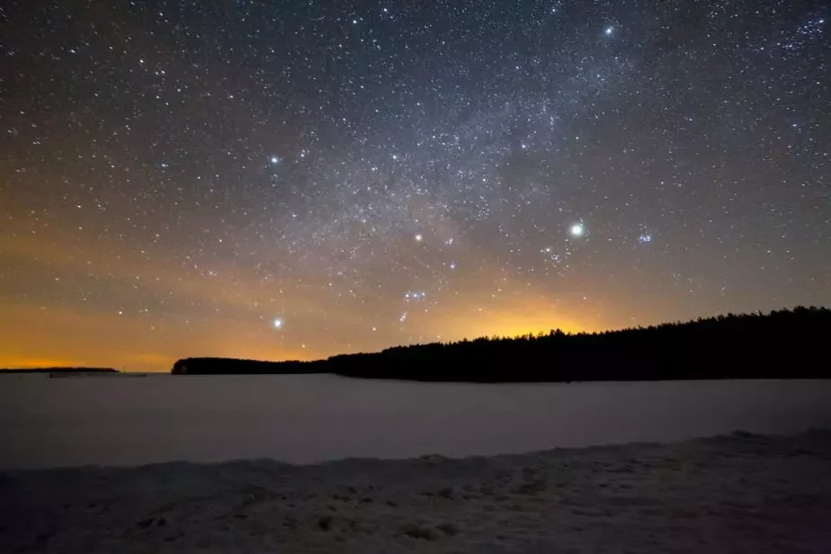 Зимние звезды. Фото Виктора Малыщиц.