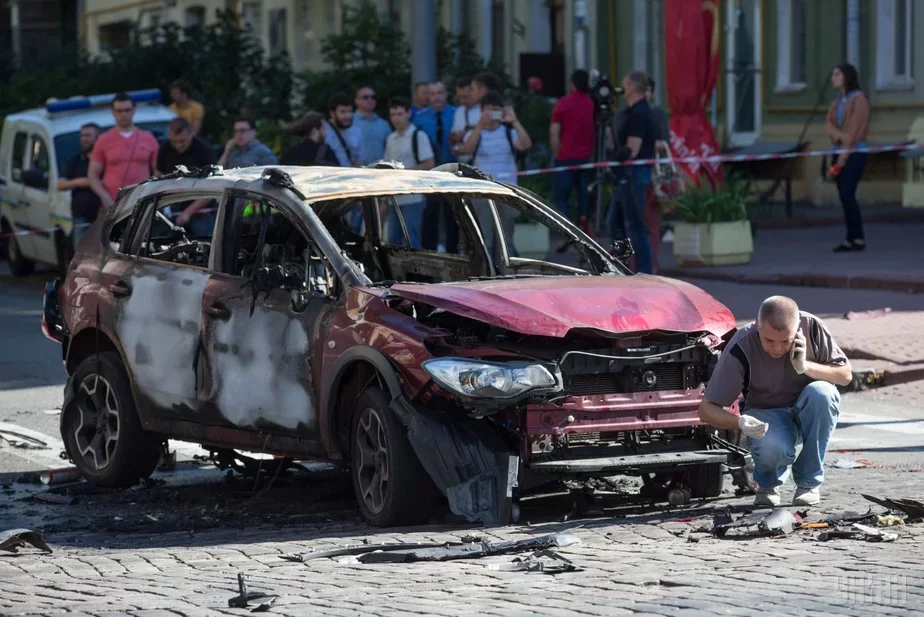 Машина с белорусским журналистом была взорвана утром 20 июля в Киеве, Unian.net