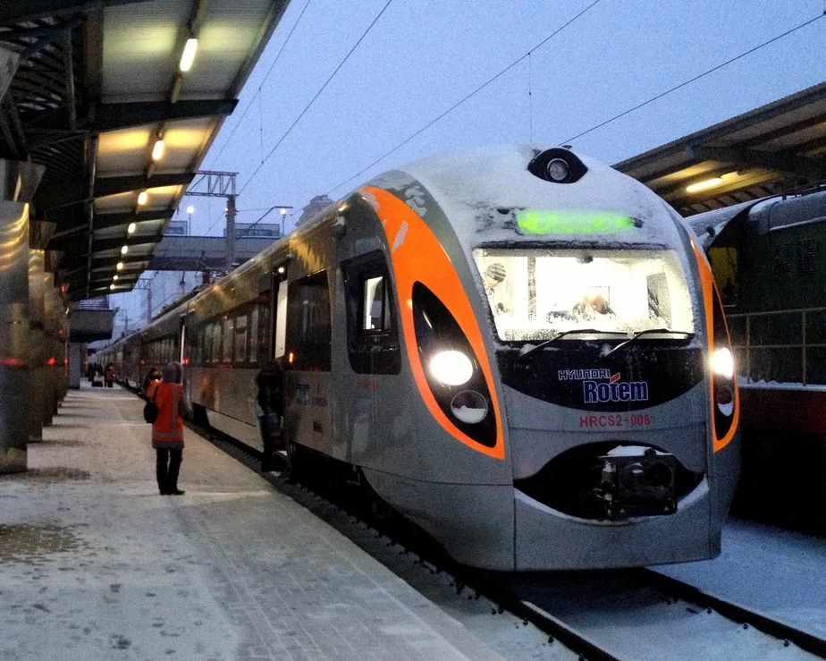 Украинский поезд Intercity