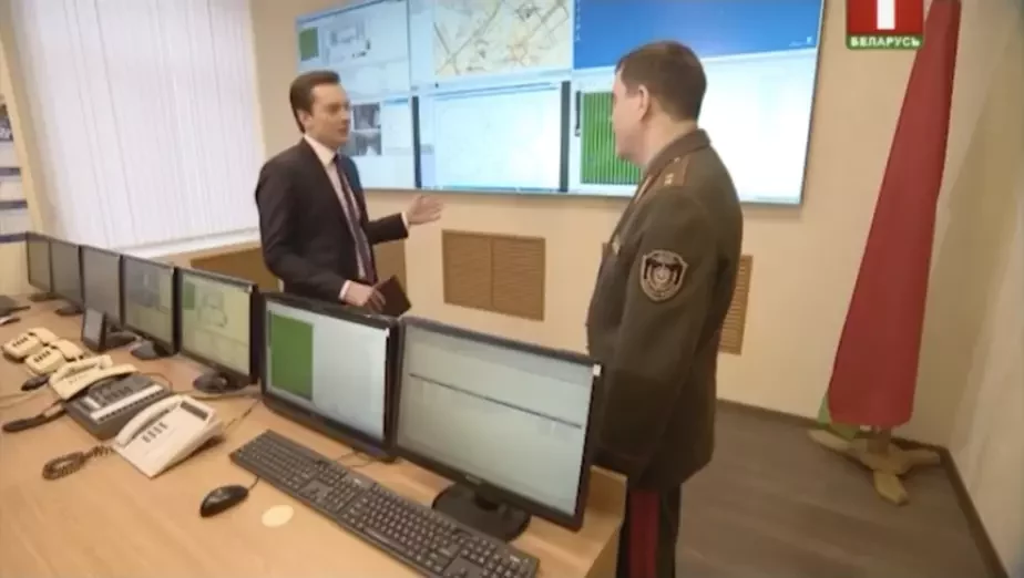 Центр управления. Здесь и ниже — кадры из репортажа телеканала «Беларусь-1».