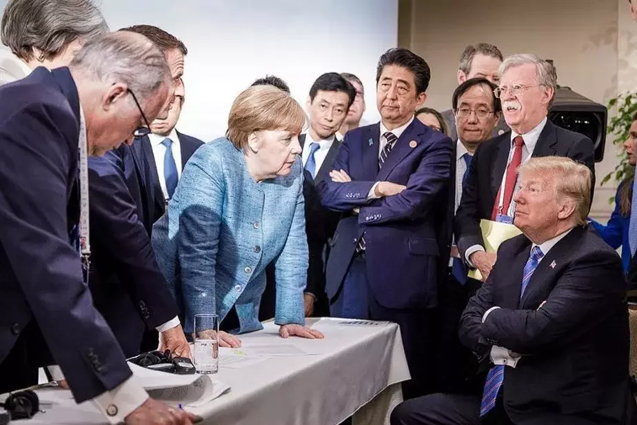 На саміце G7 у Квэбэку, фота з інстаграма Ангелы Меркель