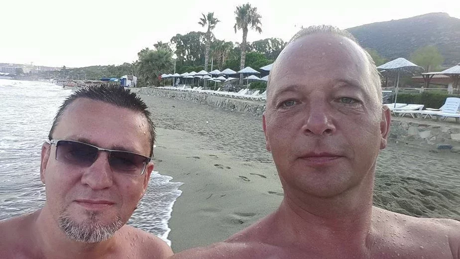 Роман Рудь (слева) и Дмитрий Крят на отдыхе, фото из фейсбука