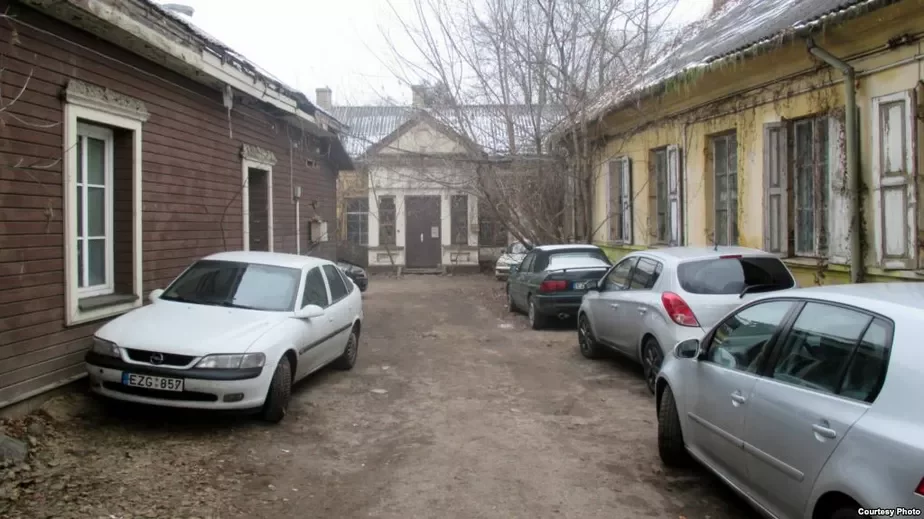 Принадлежавшие Друйской парафии «белорусские» дома в Вильнюсе (архивное фото)