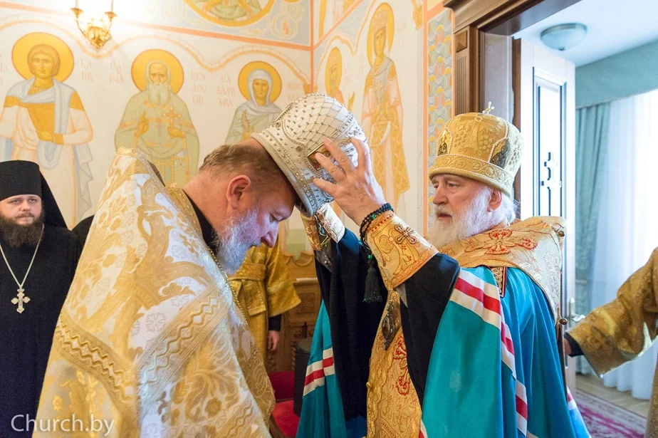 Митрополит Павел (слева) и епископ Боровлянский Игнатий. Фото church.by.