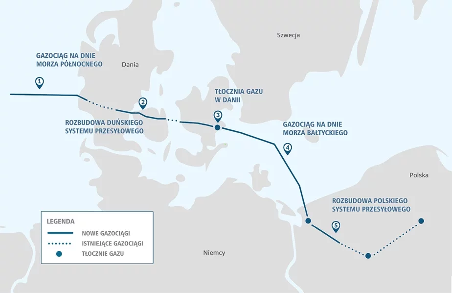 Новый газопровод Baltic Pipe.
