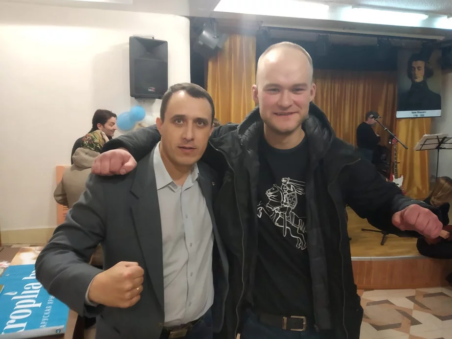 Павел Северинец и Иван Мирончик (справа). Фото из facebook.com.