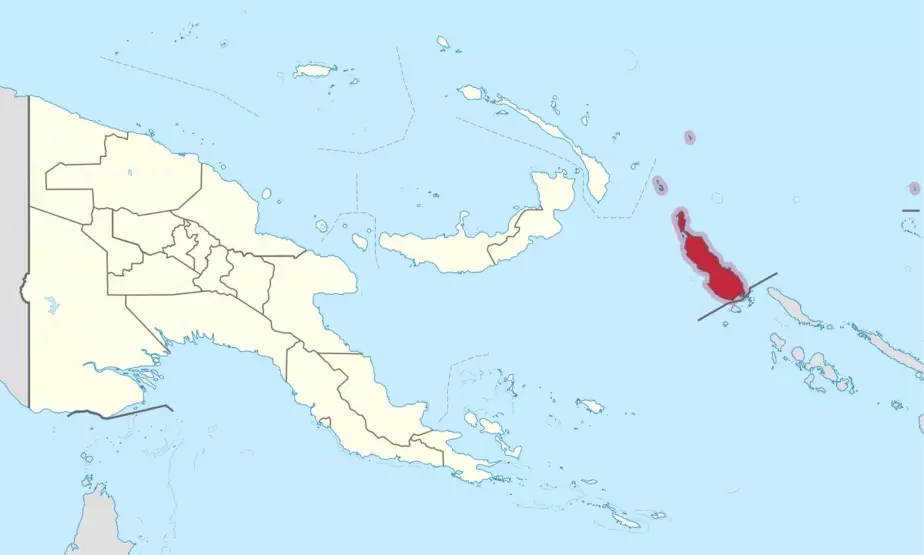 Бугенвиль находится в Тихом океане. Это крупнейший остров Соломоновых островов.