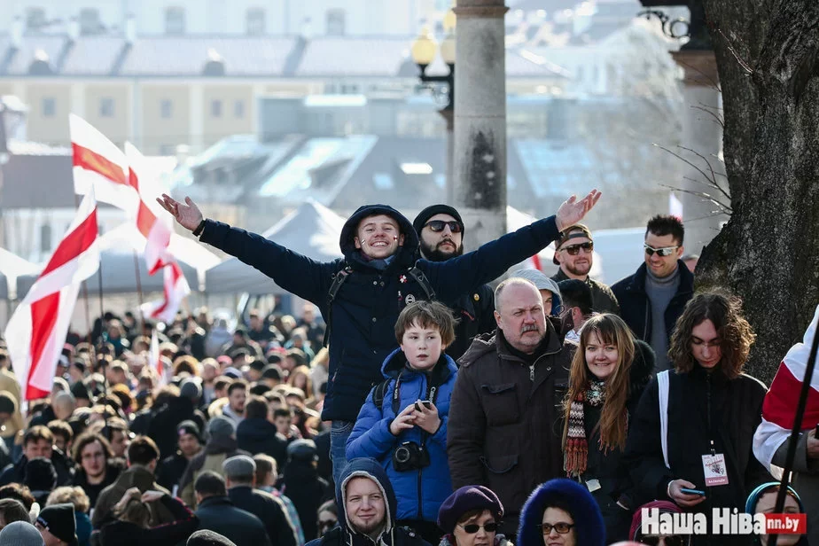 Дзень Волі ў 2018 годзе, фота Сяргея Гудзіліна