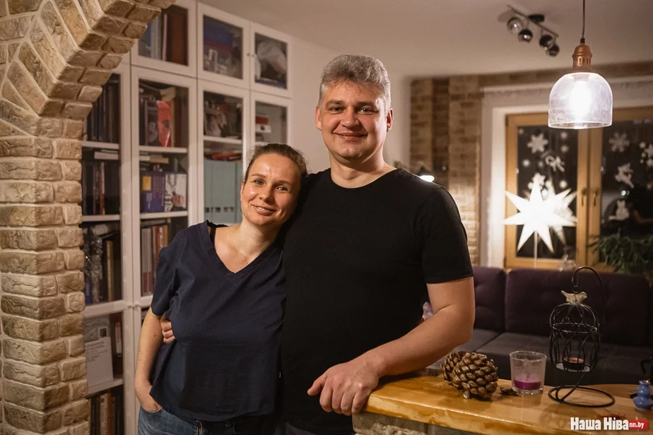 Юрий Губаревич с женой Стасей.