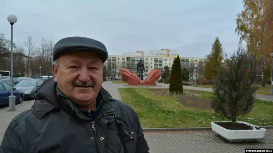 Леанід Мархотка, прадстаўнік БХК у Салігорску. Фота: «Радыё Свабода»