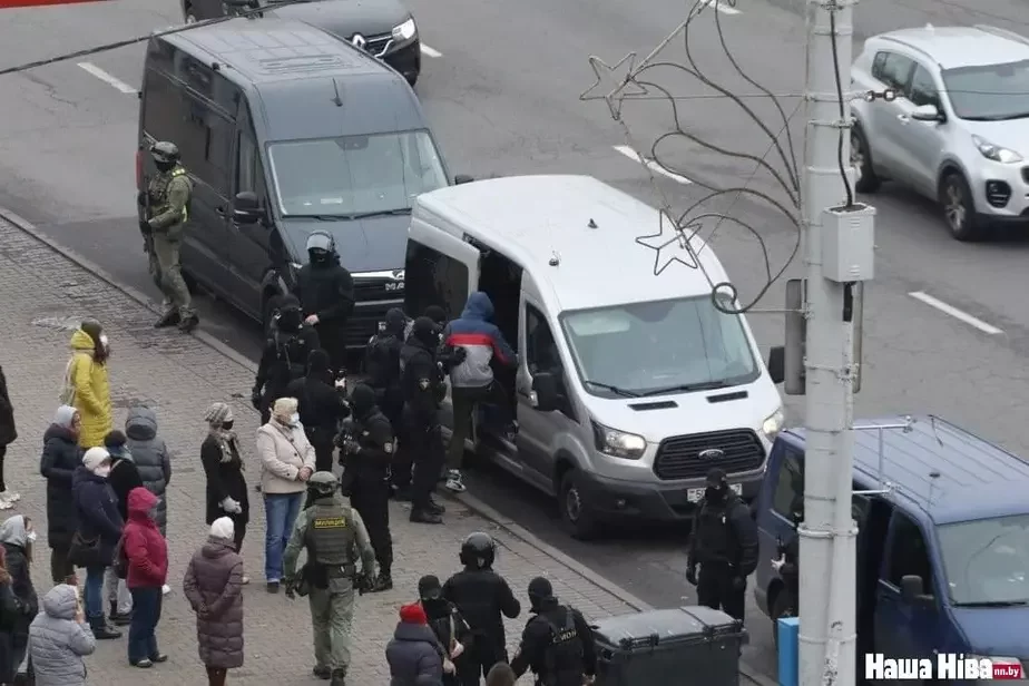 Фото задержаний 15 ноября, Минск.