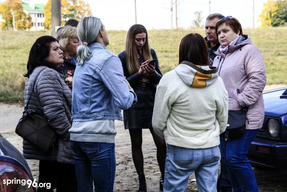 Svajaki palityčnych źniavolenych ź Pinska. Fota: spring96.org