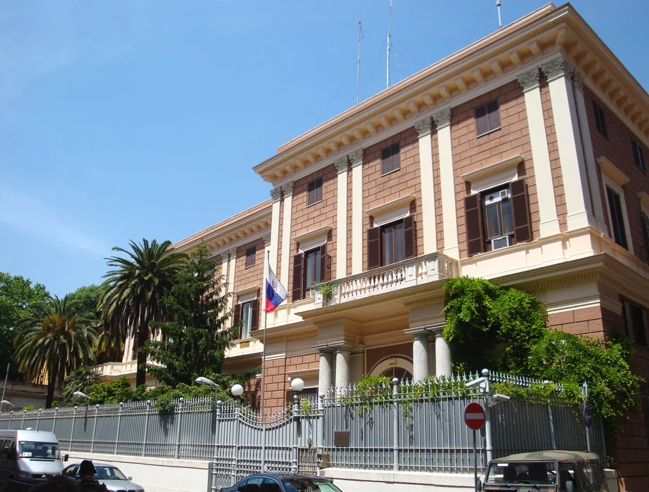 Посольство России в Италии. Фота Wikimedia Commons.