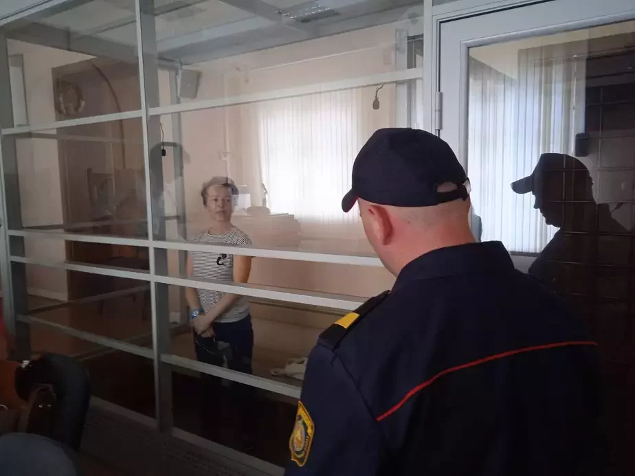 Ирина Славникова во время вынесения приговора. Фото: @bajby
