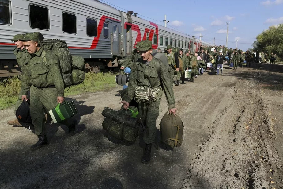 Мобилизация в России. Фото: АР