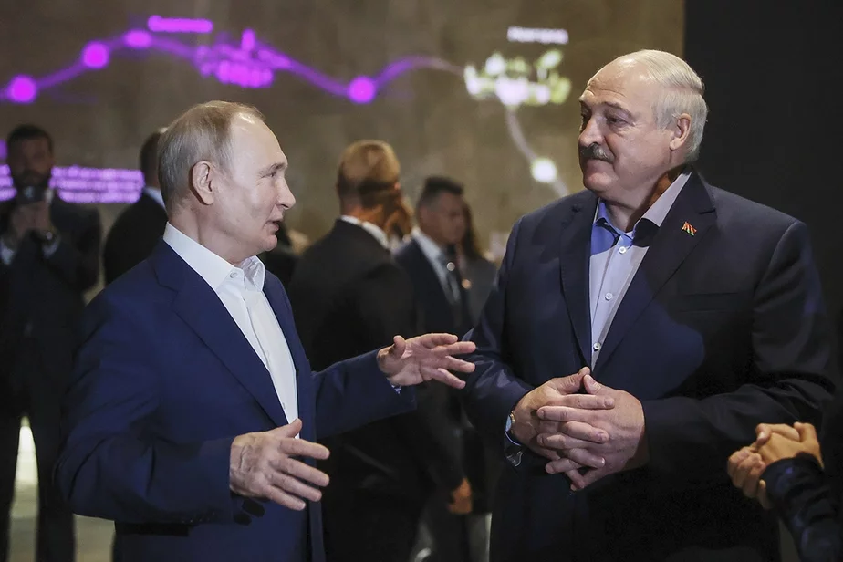 Лукашэнка і Пуцін Лукашенко и Путин Lukashenko and Putin