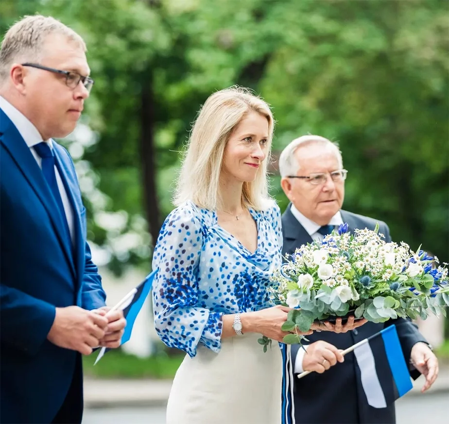 Кая Каллас возглавляет правительство Эстонии с января 2021 года. На фото она на праздновании 32-й годовщины восстановления независимости. Фото из ее инстаграма