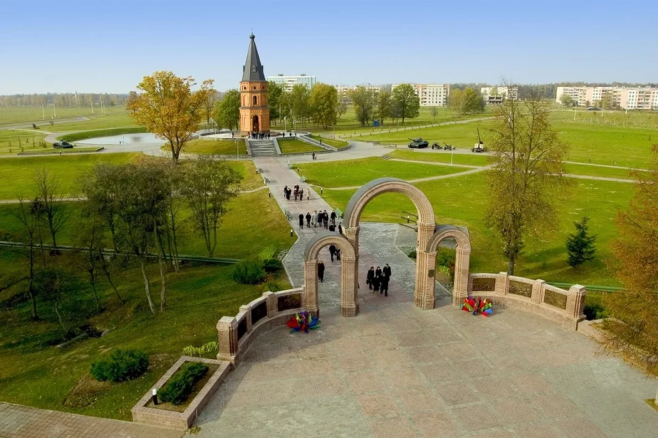 Мемориальный комплекс «Буйничское поле», возле которого хотят возвести новый район. Фото: Яндекс Карты