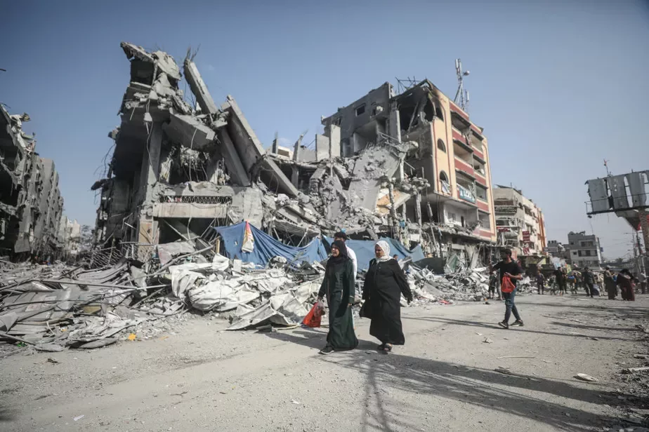 Газа, 22 кастрычніка 2023 года. Фота: Anadolu Agency / Contributor / Getty Images