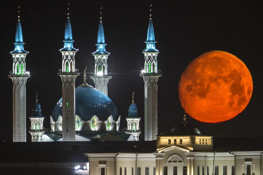 Vid na Kazanski kreml unačy. AP Photo/Denis Tyrin