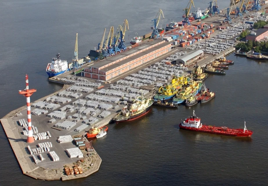 Vialiki port Sankt-Pieciarburha. Fota: seaport.spb.ru