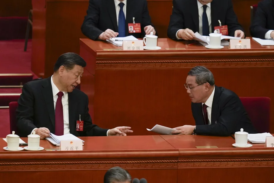  Xi Jinping and Li Qiang Лі Дзіньпін і Лі Цян Си Цзиньпин и Ли Цян