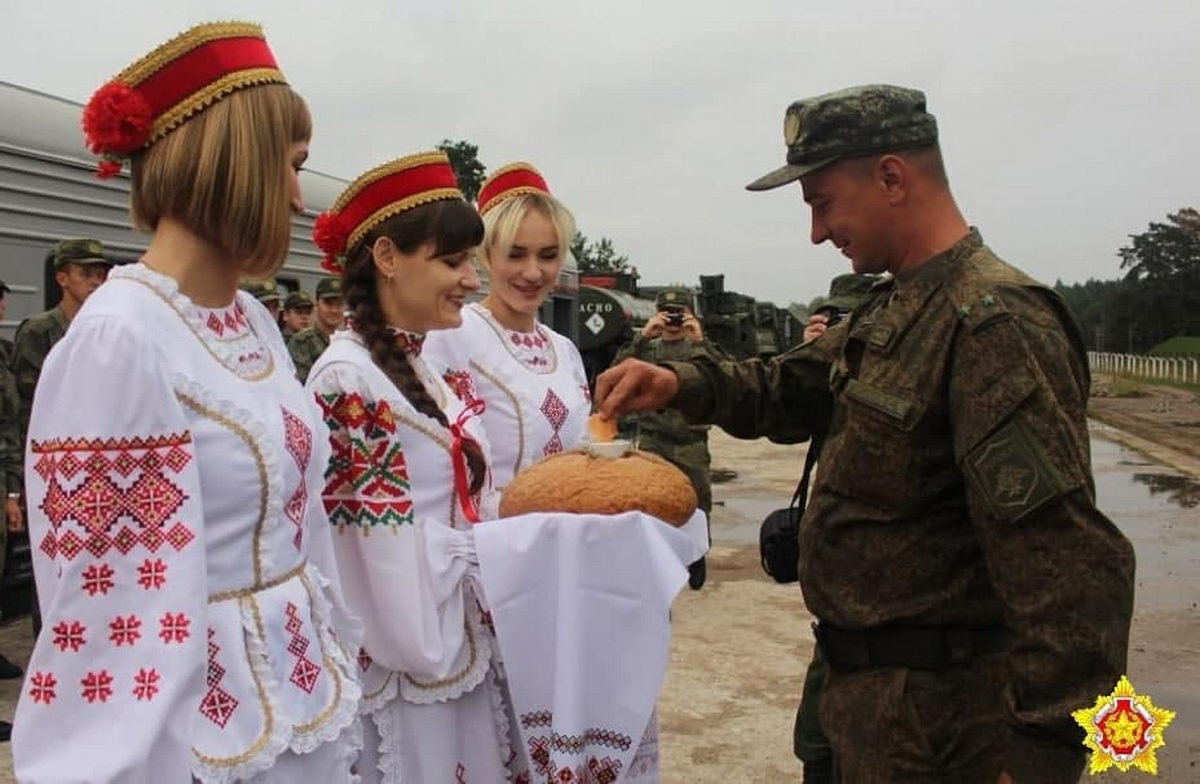 Российские военные в Беларуси