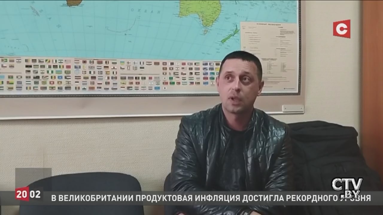 В эфире СТВ показали видео с пятью белорусами, которых задержали якобы  из-за регистрации в чат-боте Полка Калиновского