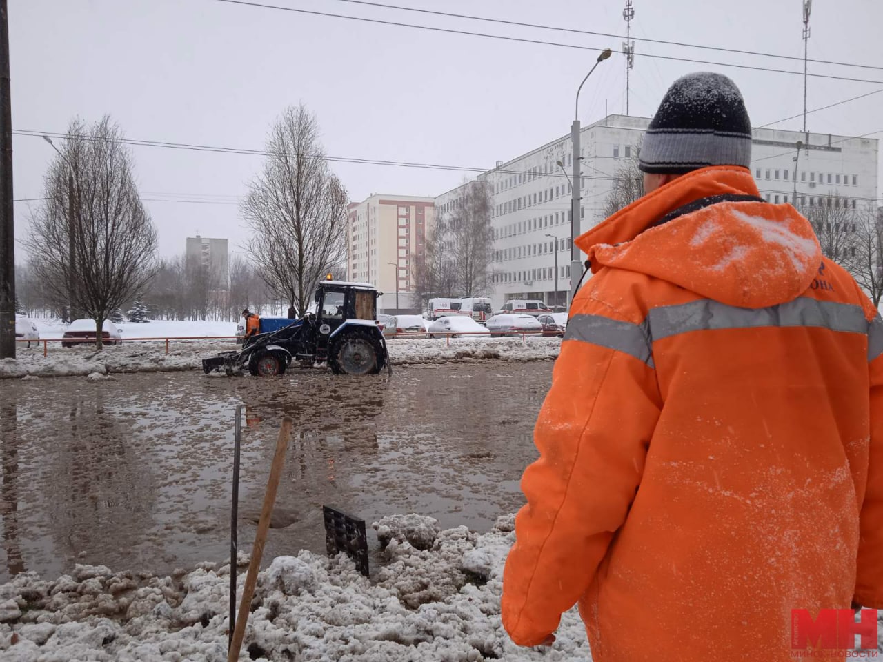 В Минске затопило целую улицу