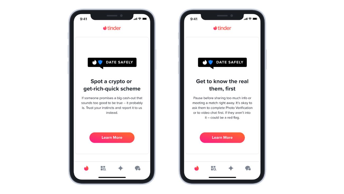 Tinder будет подсказывать, как избежать «романтического» мошенничества